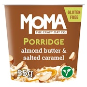 MOMA Jumbo Oat Porridge Almond Butter & Salted Caramel (GF)